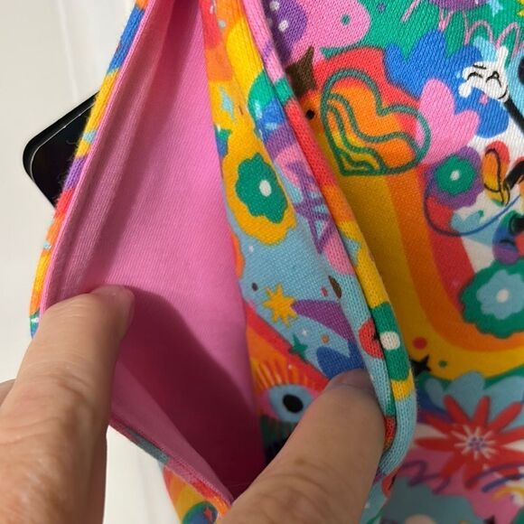 NWT Disney Women's Colorful PRIDE Shorts Size Small w/ Drawstring Waist - Picture 4 of 6